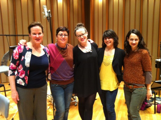 Elissa Johnston, Gaby Ortiz, Sharon Harms, Laura Mercado Wright, and Ayana Haviv.