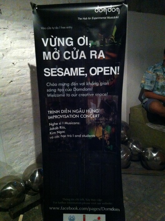 Dom Dom opening night announcement.