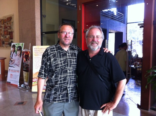 Geir Johnson and me after a great discussion. Stay tuned....