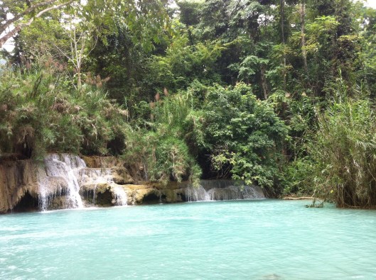 The next layer of falls and pool.