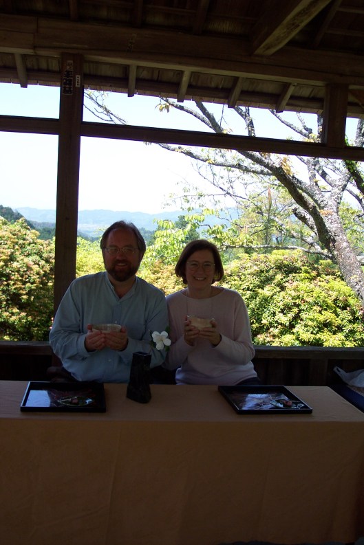 Tea ceremony at Mt. Yoshino.