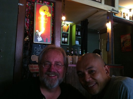 Dark and smoky: Cong Caphe in the French Quarter.