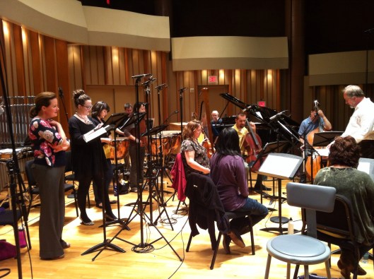 Stage view of the set-up. 