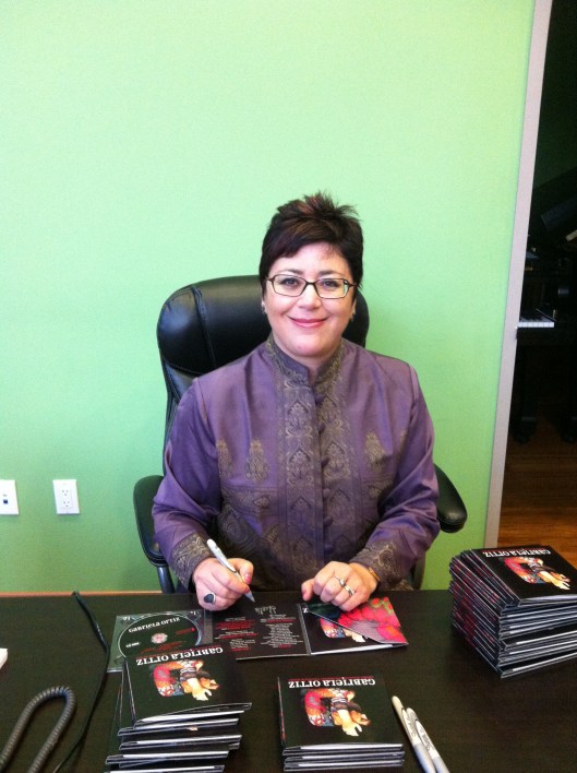 Gabriela at our CD release party.