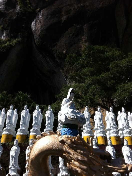 Guanyin looking out over the Pacific, creating refuge from vicious typhoons.