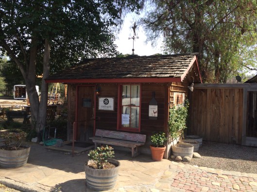Carhart's charming and tiny tasting room.