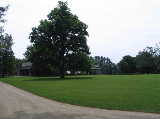 To your left after the entrance....