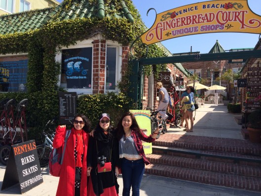 Tracy, To Trinh and My Tra at Gingerbread Courts.