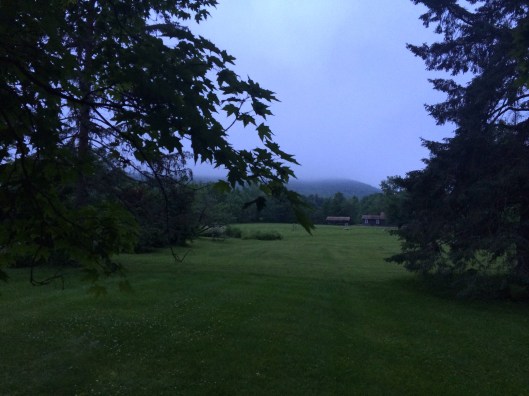 Twilight fog in New England.