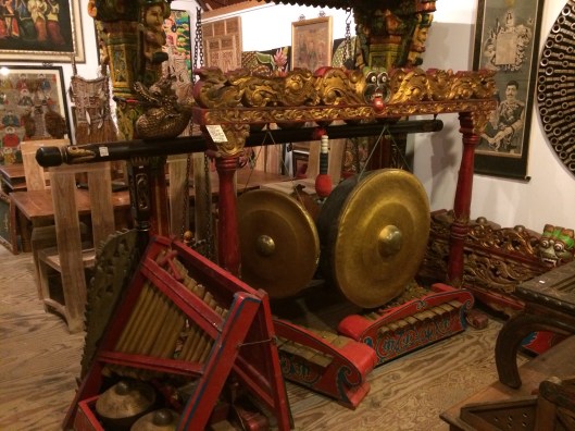 A glorious set of gongs from Bali.