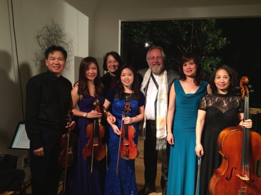 Jan and I with the Song Hong Ensemble of Hanoi at the U.S. debut in Los Angeles this April.