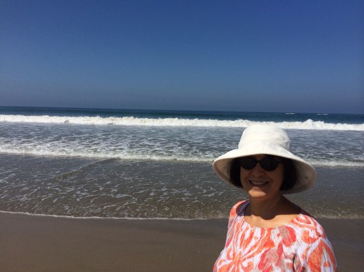 Our executive director at Venice Beach, dreaming across the water to Asia.