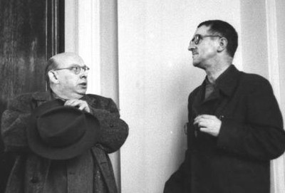 Hanns Eisler & Bertolt Brecht.