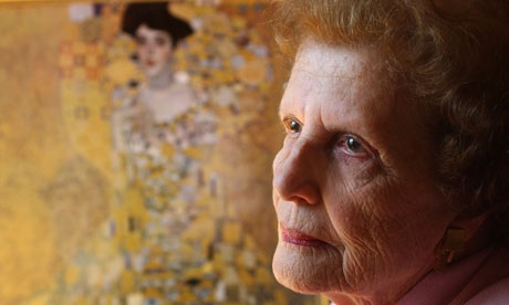Maria Altmann, the niece of Klimt's model.