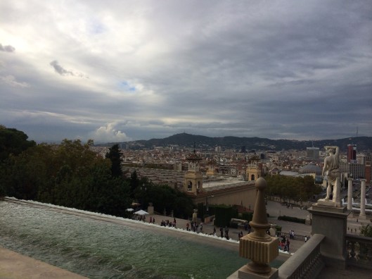 A majestic sky over Barcelona.
