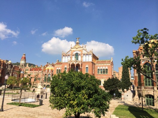 The Hospital Sant Creu i Santa Pau of Lluis Domench i Montaner.