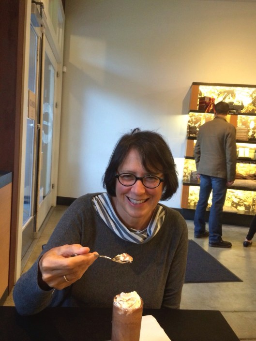 Jan ten years later last summer at Dandelion Chocolate.