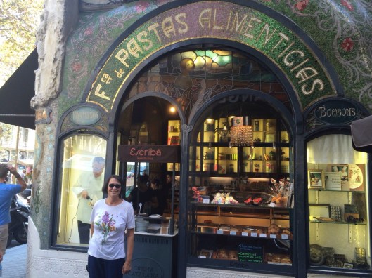 A happy birthday chocolate at Escriba.