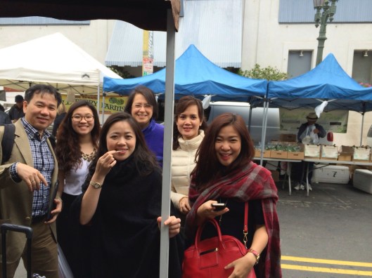 Cheese tasting at Drake Farms with the Song Hong Ensemble of Hanoi this April.