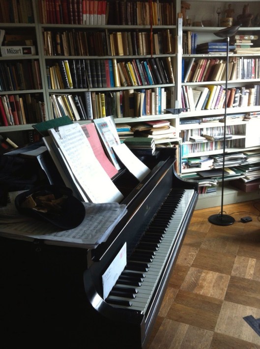 Carter's work room in his NYC apartment.