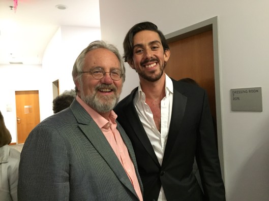 Celebrating with Evan Hughes at WDCH.