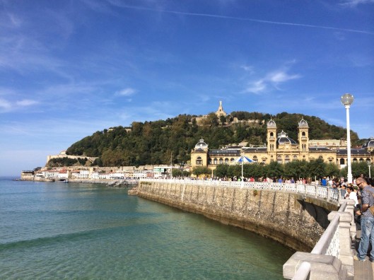 San Sebastian on a clear October day.