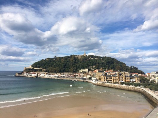 To our right, with the Old City in view.