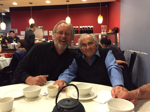 Still in great shape at 91, Bill and have been friends for over 35 years.