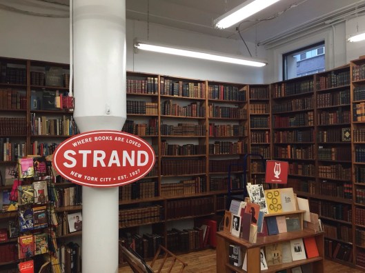 The rare book floor at Strand Books.
