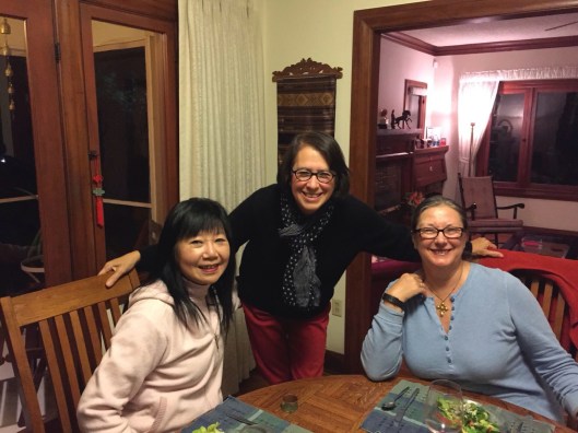 Joan Huang, Jan and Lucille Romieu.