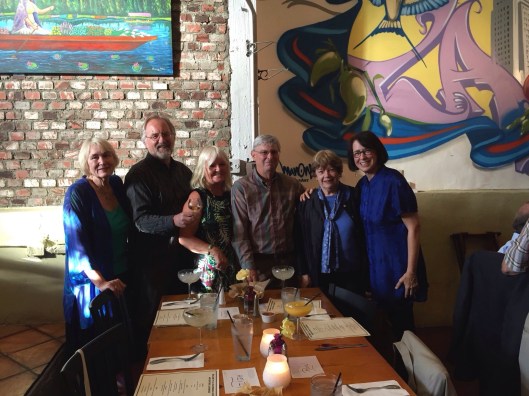 With friend Heidi Lesemann and Anne and Lawrence Schoenberg.