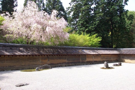 Ryoanji Temple is hallowed ground influencing Cage and Stockhausen.