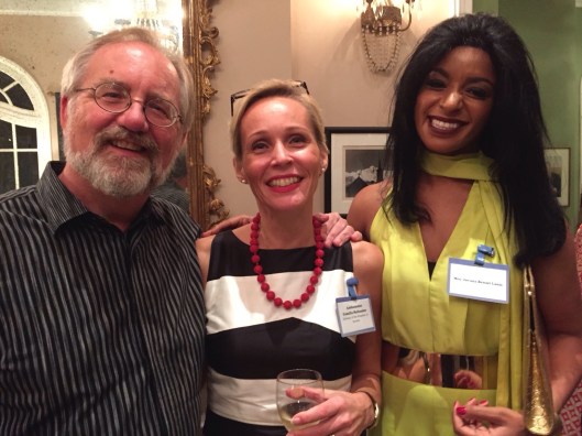 A good example of opening doors as I meet the Ambassadors of Sweden and Haiti the residence of Amb. Osius.