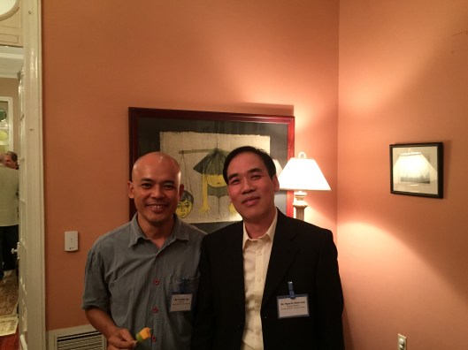 Vu Nhat Tan with Dr. Minh Anh of VNAM.