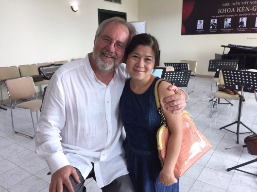 With the inspiring musician Le Chi Bui.