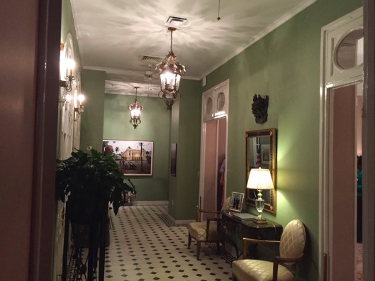 A hallway in the U.S. Ambassador's Residence.