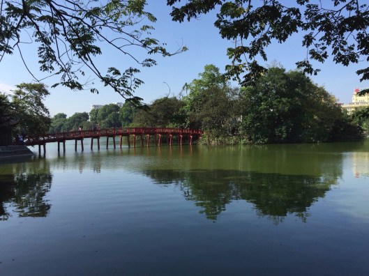 Hoan Kiem Lake on a cool October morning.