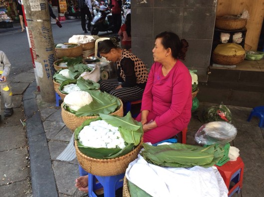 Old Quarter fresh noodles in the early morning.