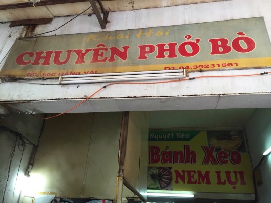 Find this place in the Old Quarter (address on the sign).