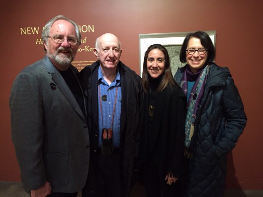 With Stephen and Susan Smith Bautista at USC PAM.