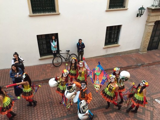 Indigenous Colombian ghosts gladly pose for a photo.