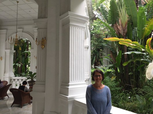 Surrounded by the ghosts of Maugham, Hesse, Conrad and Hemingway, Jan remembers her uncle Lou and Jacob Zeitlin at the Raffles Hotel in Singapore.