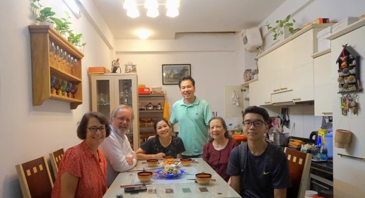 Dinner at home in Ha Noi.