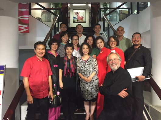 Essential group photo after a successful opening concert.