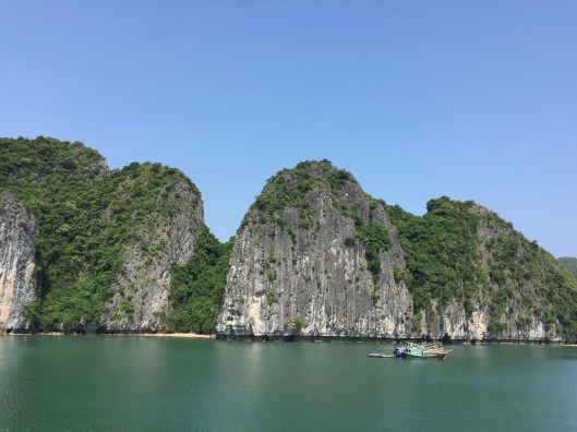 The view from the boat.
