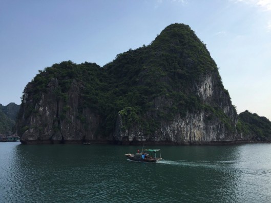 The view straight ahead.