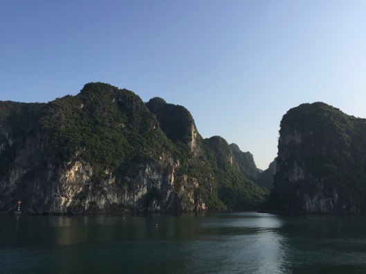 Gliding on Ha Long Bay in the morning light.