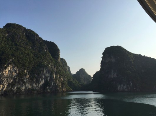 A perfect limestone karst frame. 